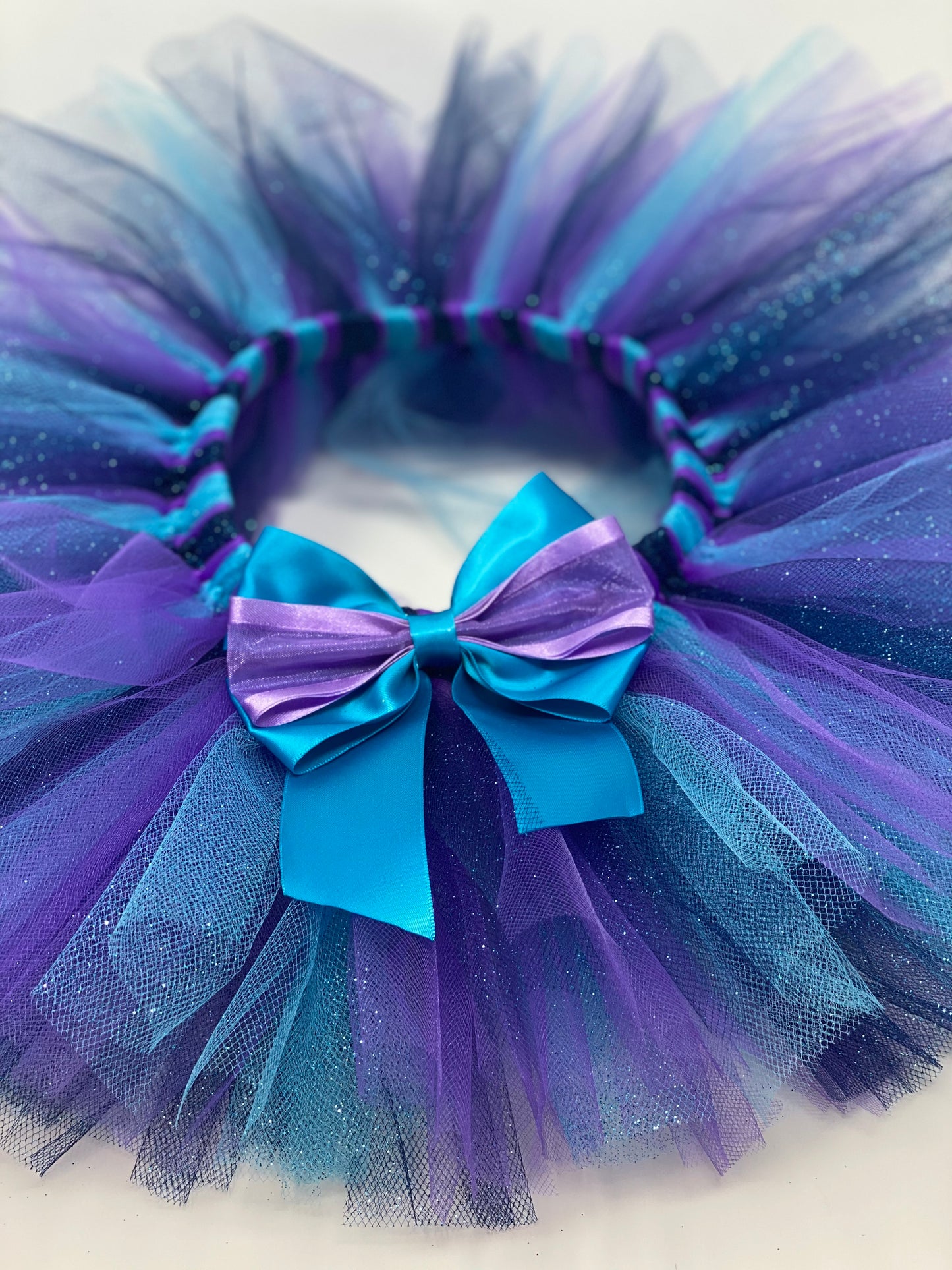 Boo Inspired Birthday Tutu Set; Monster birthday tutu outfit for girls, Purple and blue glitter monster costume for toddlers, Personalized monster girl birthday outfit,Handmade monster theme birthday set,Glitter monster costume for kids