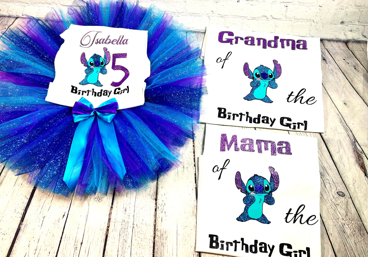Purple Stitch Family Birthday Shirt, Custom Stitch Birthday Shirt, purple Birthday Girl shirt, Birthday Party Shirt, Family Birthday Trip