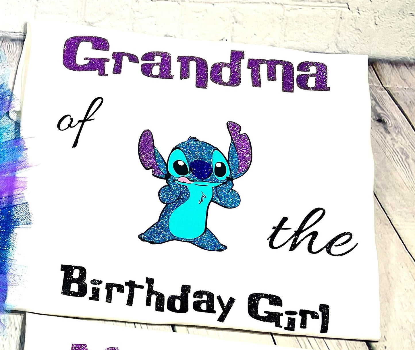 Purple Stitch Family Birthday Shirt, Custom Stitch Birthday Shirt, purple Birthday Girl shirt, Birthday Party Shirt, Family Birthday Trip