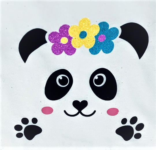 Panda Birthday Tutu Outfit for Girls, Black and Pink Panda Themed Party Dress, Cute Panda Outfit for Toddler Girls, First Birthday Panda Tutu Set